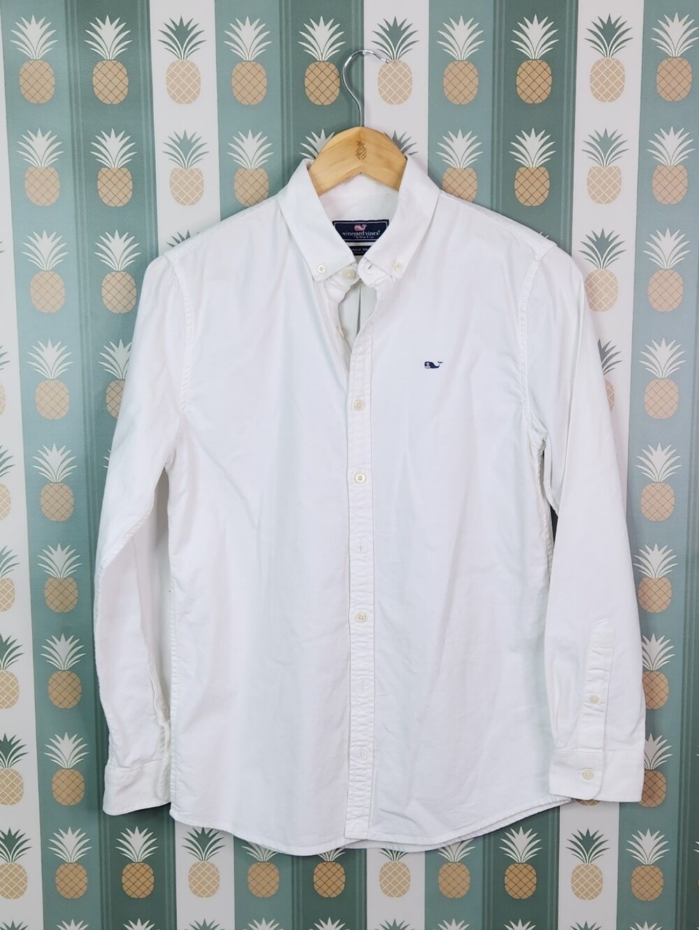 Vineyard Vines Whale Shirt Stretch Oxford